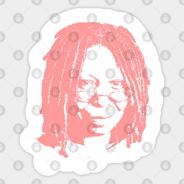 Whoopi Goldberg Portrait Sticker by phatvo